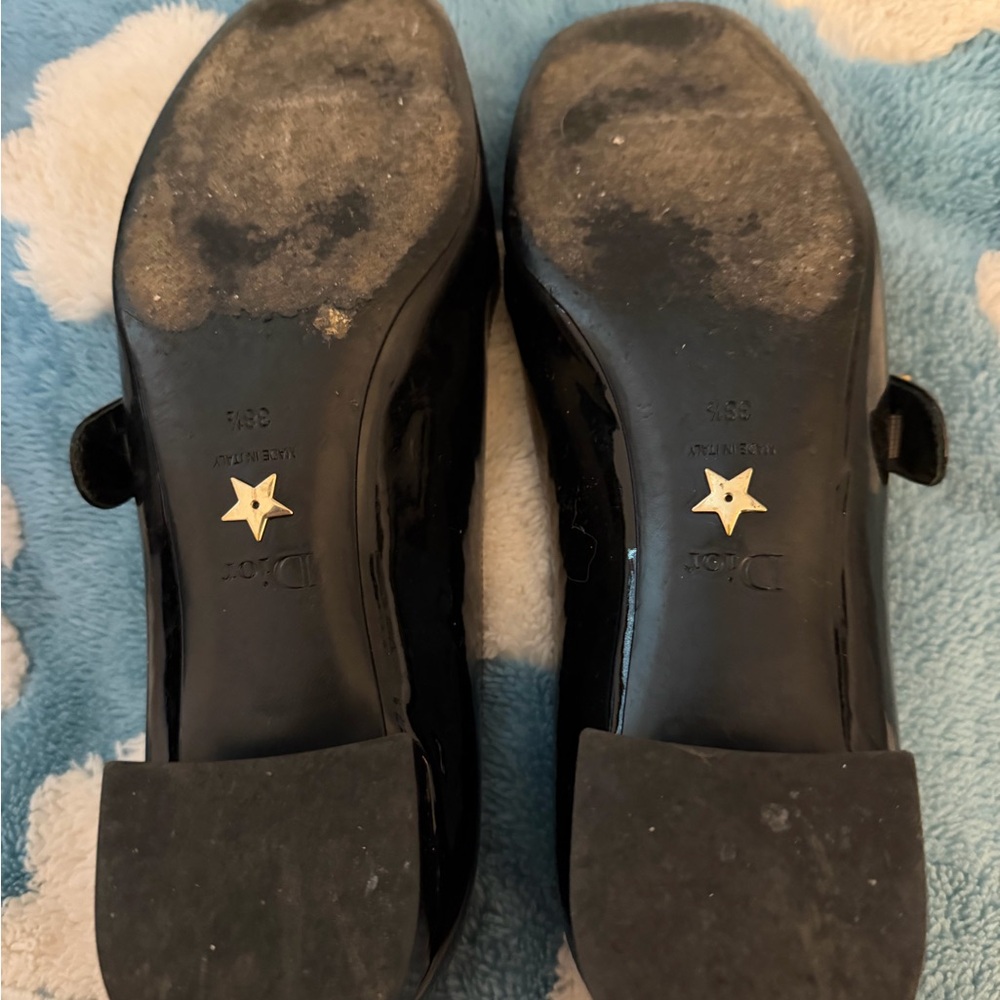 Dior Baby-D Black Patent Leather Mary Jane Pumps - Picture 8 of 8